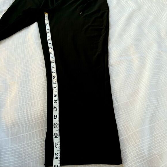 Joie Black Pull On Elastic Drawstring Waist Straight Leg Relaxed Fit Pants SZ L - Picture 11 of 13